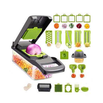 Green/Grey Kitchen Tools Multifunctional Vegetable Cutter for 2023 Fruit Vegetable Gadgets