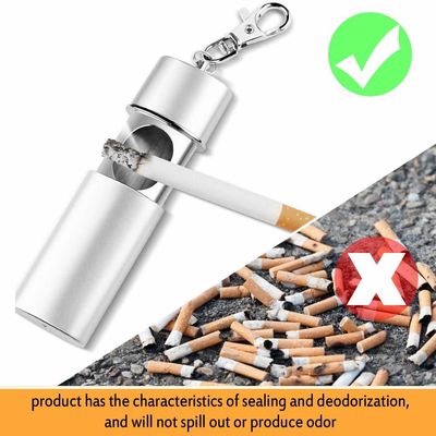 Portable Carry-on Sealed Environmental Ashtray for Creative Fashion Outdoor Travel