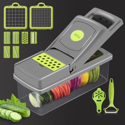 Get Creative in the Kitchen with Our 12 In 1 Manual Mandoline Fruit Vegetable Slicer