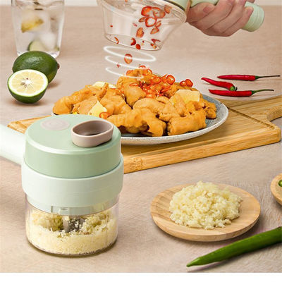 Europe Portable 4 in 1 Vegetable Cutter Set Smart Gadget Electric Slicer Kitchen Chopper