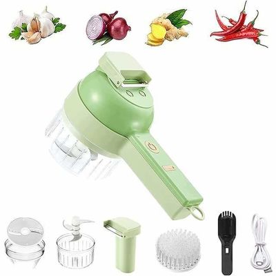 Europe Portable 4 in 1 Vegetable Cutter Set Smart Gadget Electric Slicer Kitchen Chopper