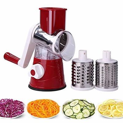 Upgrade Your Kitchen with this Manual Rotary Cheese Grater Round Tumbling Box Shredder