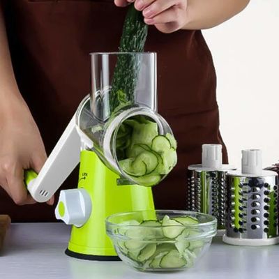 Upgrade Your Kitchen with this Manual Rotary Cheese Grater Round Tumbling Box Shredder