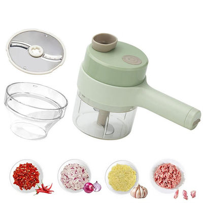 ABS PP PC Stainless Steel Kitchen Chopper Europe Portable 4 in 1 Vegetable Cutter Set