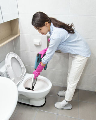 Custom Logo Mini Toilet Pumper for Unclogging Toilets ABS Stainless Steel Rubber Nylon