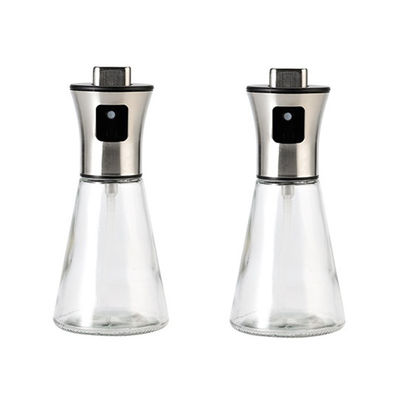200ml Capacity Stainless Steel Oil Spray Bottle for Cooking and Outdoor Activities