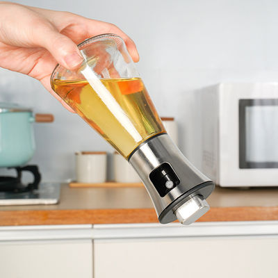 200ml Capacity Stainless Steel Oil Spray Bottle for Cooking and Outdoor Activities