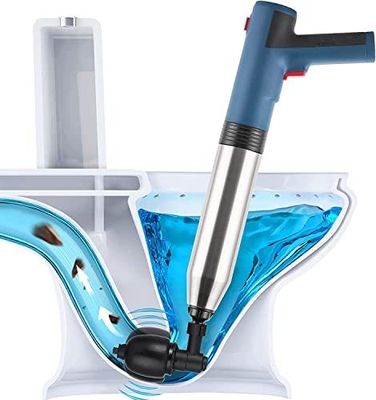 Stocked Toilet Plunger Air Pressure Plumbing Air gun Drain Blaster for Unclogged Toilets