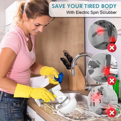 Say Hello to a Sparkling Kitchen Electric Cleaning Brush for Cooking/Baking/Barbecue