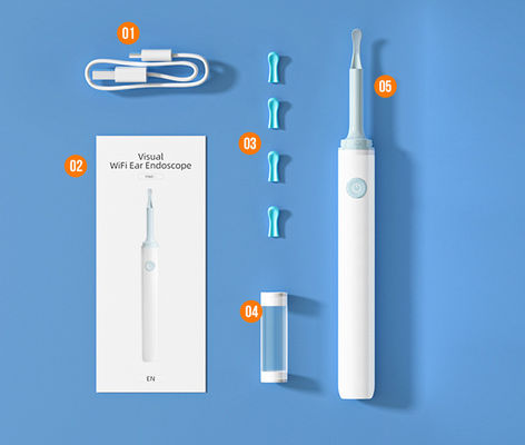 3.9mm HD Digital WiFi Ear Otoscope with AI Directional Function and WiFi Connectivity