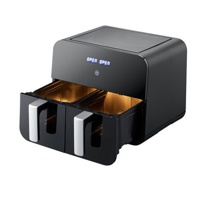 9L Touch Screen Double Air Fryer Electric Deep Fryer Smart Rack Without Oil Household