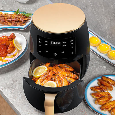 Function With Light Indicator 4.5L 6L Non-Stick Cooking Surface Air Fryer Without Oil