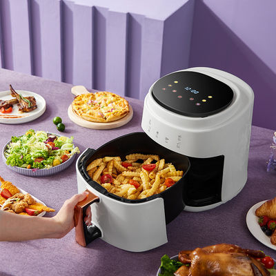 6L 3L Touch Screen Double Air Fryer Electric Deep Fryer Oven Smart Rack Without Oil Air Fryer Plastic