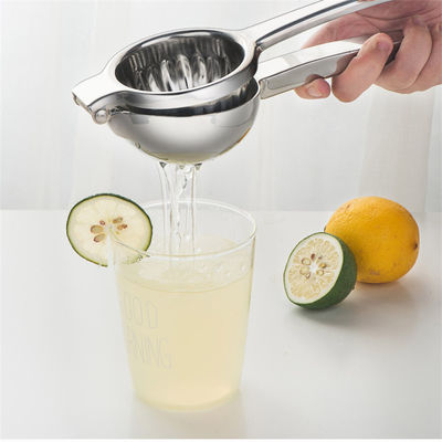 340G Lemon Citrus Press Juicer with Stainless Steel Construction and Soft Silicone Handle