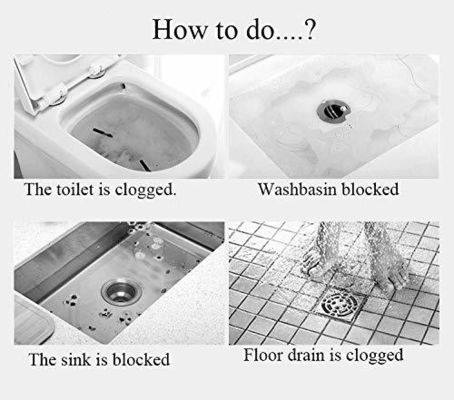 ABS rubber Drain Blaster Gun for High Pressure Toilet Plunger and Sink Pipe Dredging
