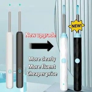 Household Cleaning Ear Wax Removal Kit with 1296P Otoscope Ear Cleaner Camera and Light