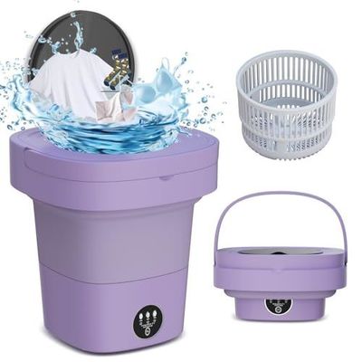 Portable Washing Machine for Deep Cleaning Shoes Foldable Automatic Type Mini Washer