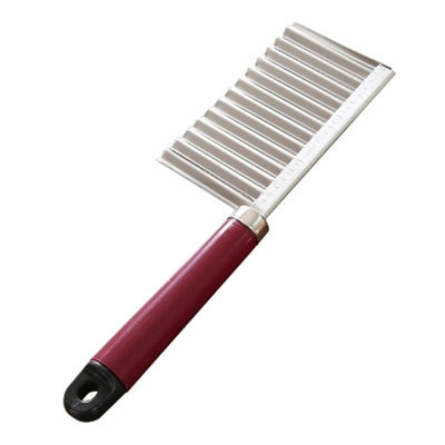 Stainless Steel Crinkle Knife Ideal for Wavy Cut Veggies and Potatoes in the Kitchen