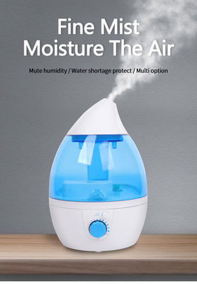 Silent 1.0-2.5L Capacity Humidifier for Home and Baby Room Water Shortage Protection