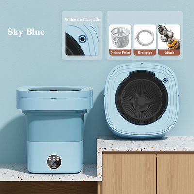 Plastic Tub Fully-automatic Portable Mini Folding Washing Machine for Underwear Socks