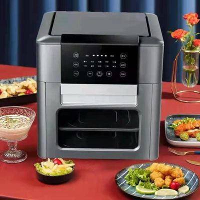 Non-Stick Material PTFE 12L 15L Liter Digital Air Fryer Power 360 Digital Manual Oven