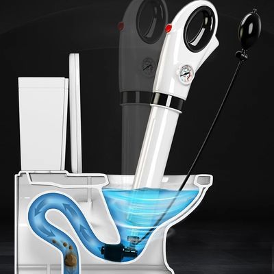 ABS rubber Toilet Plunger for High Pressure Drain Jet Air Blasting and Unclogging