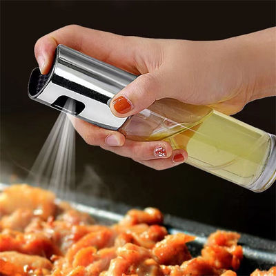 304 Stainless Steel Atomized Oil Sprayer Portable Oil Bottle Spray for Home Kitchen