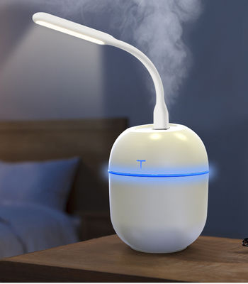 220ml Portable Ultrasonic Air Humidifier with LED Night Lamp and USB Aroma Diffuser