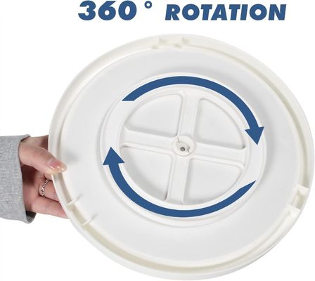 2 Layers Kitchen Spices Rotating Storage Rack for Easy Access to Spices and Toiletries