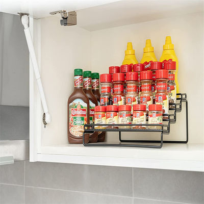 28.8*15.5*29.8cm Lacquer Spice Rack Organizer for Kitchen Countertop Bathroom Storage