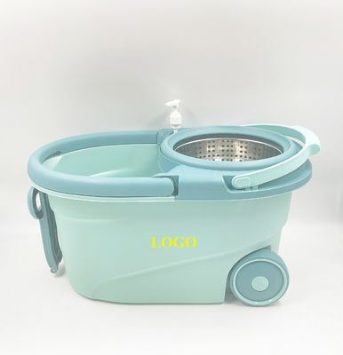 Promotion 360 Degree Rotating Mop Bucket with Stainless Steel PP Microfiber Material