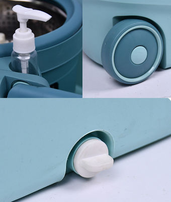 Promotion 360 Degree Rotating Mop Bucket with Stainless Steel PP Microfiber Material