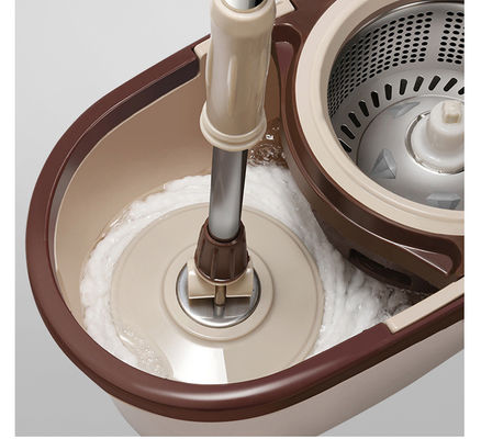Stainless Steel Wringer 360 Spin Easy Clean Cyclone Floor Cleaning Mop and Bucket Set
