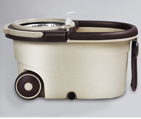 Stainless Steel Wringer 360 Spin Easy Clean Cyclone Floor Cleaning Mop and Bucket Set