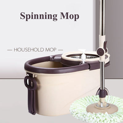 360 Degree Rotating Microfiber Spinning Mop and Bucket Set for Adjustable Cleaning
