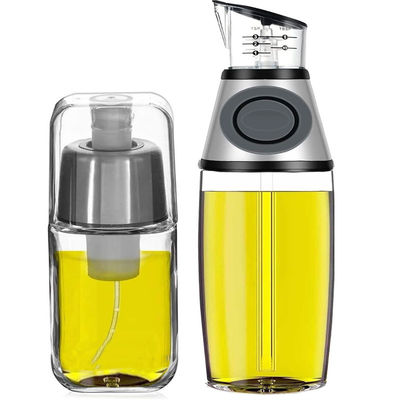OEM ODM 500ml Olive Vinegar Glass Cooking Oil Dispenser Kitchen Oil Bottle Dispense