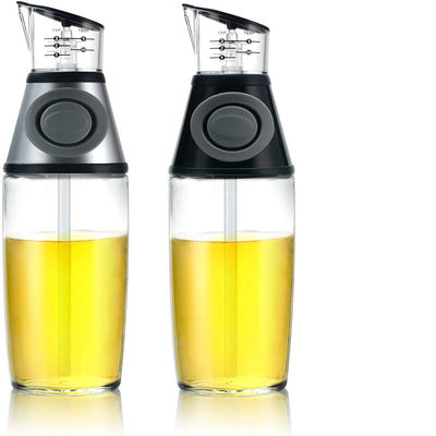 OEM ODM 500ml Olive Vinegar Glass Cooking Oil Dispenser Kitchen Oil Bottle Dispense