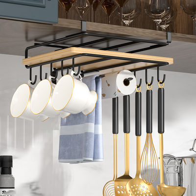 Multificational Household Kitchen Storage Stainless Steel Wall Cabinet Hanging Racks