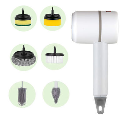 Electric Sink Brush 6 in 1 Handheld Bathtub Brush for Bathroom and Kitchen Cleaning