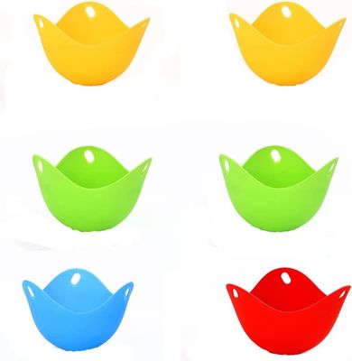 Silicone Egg Poaching Cups for Microwave Pot Cookware Sample Free sample Egg Tools