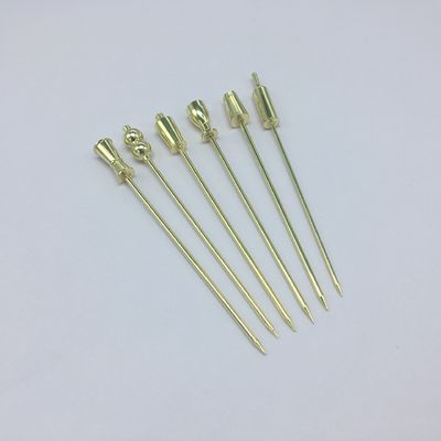 304 Stainless Steel Cocktail Pins Swizzle Stick for Reusable Small Paddles Custom Pins