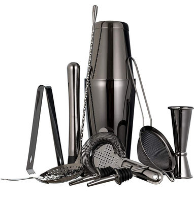 Classic Design 11-Piece Bartender Kit Cocktail Smoker Set 750ml/600ml for Manufacture