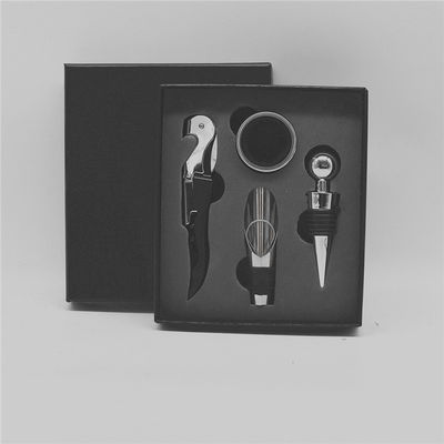 Stainless Steel Red Seahorse Knife Gift Box Bar Tools Type Corkscrew Wine Opener Set