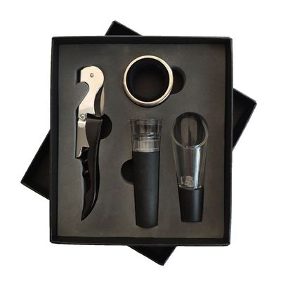 Stainless Steel Red Seahorse Knife Gift Box Bar Tools Type Corkscrew Wine Opener Set