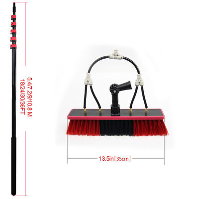Household Cleaning Red Window Washing Equipment with High Place Water Spray x23 Brush