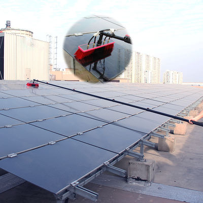 Computer Glass Solar Panel Water Spray Brush Cleaning Equipment with Waterfed Brush