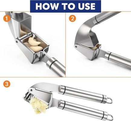 Garlic Masher Vegetable Pepper Ginger Squeezer Handheld Crushing Tool Kitchen Accessories