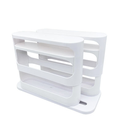 Convenient Rotation 2 Tier Rotating Spice Rack for Pull Out Kitchen Cabinet Storage
