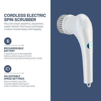 Replaceable Brush Heads Handheld Cleaning Brush for Electric Spin Scrubber in Kitchen