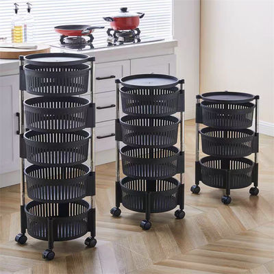 Efficiently Organize Your Kitchen Cabinet with 4-Layer Multifunctional Pantry Storage